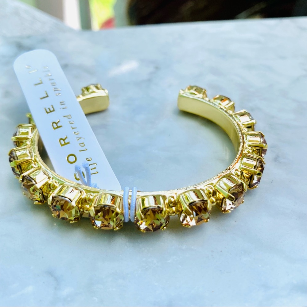 Sorrelli Riveting Romance Cuff Bracelet in “Light Colorado” NWT - Picture 4 of 15